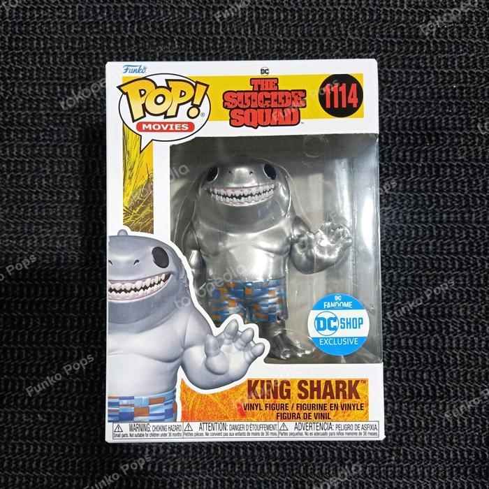 HOT SALE FUNKO POP THE SUICIDE SQUAD : KING SHARK (METALLIC) TERMURAH