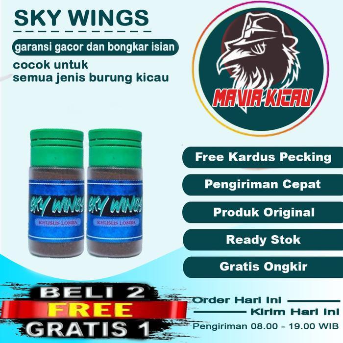 SIAPKIRIM SKY WINGS BOOSTER Serbuk Vitamin burung kicau gacor bongkar isian READY STOCK
