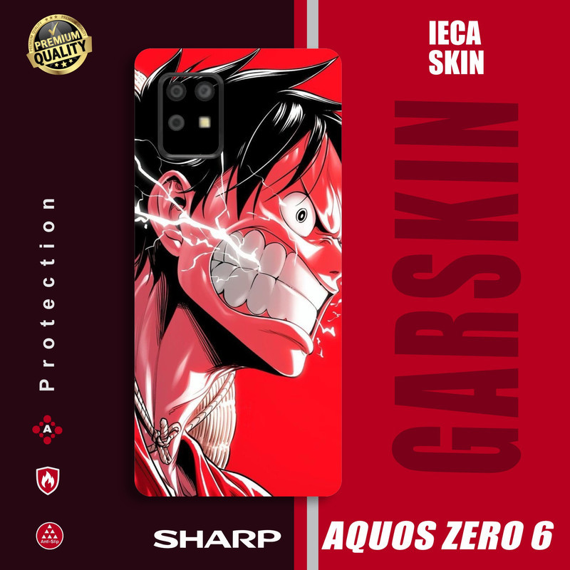 IECA SKIN Garskin SHARP AQUOS ZERO 6 Stiker-anti gores body dan bisa foto sendiri