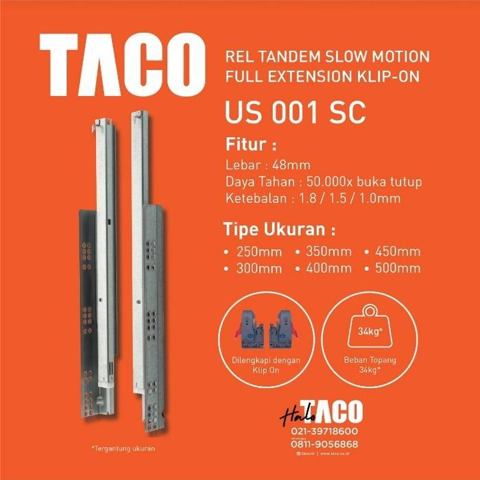 Ada Stok rel tandem taco slowmotion rel laci