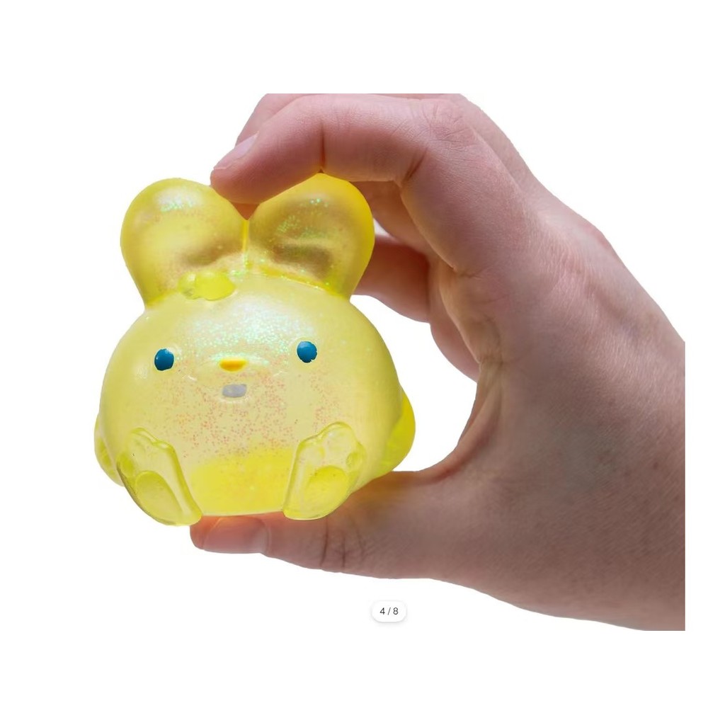 Color simulation rabbit toy, squeeze toy, pressure resistant pinch toy, children's adult gift