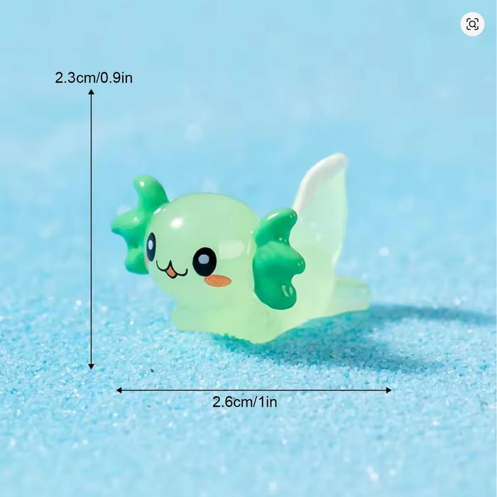 10-30PCS MINI RESIN AXOLOTL ANIMALS TINY AXOLOTL FIGURINE FOR FAIRY GARDEN LANDSCAPE AQUARIUM POTTED