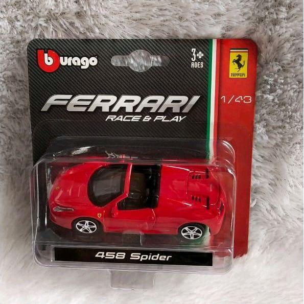 DIECAST BBURAGO FERRARI 458 SPIDER
