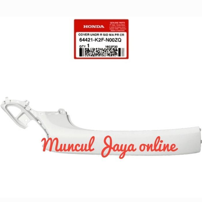 64421-K2F-N00Zq Cover Dek Lantai Kanan Scoopy Esp K2F 2021-2024 Putih