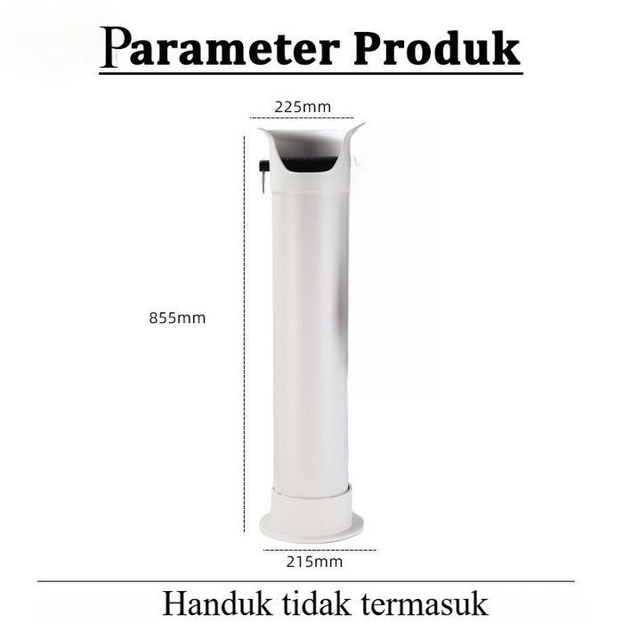 Knock Box Standing Coffee Bin/Wadah Ampas Kopi Free Towel/The Daily Coffee/Standing Coffee Knock Box