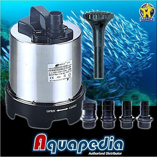 Baru Resun Penguin-8500 Pompa Air Stainless Steel Aquarium Aquascape Kolam Resun Penguin8500