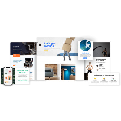 Katka Elementor Template Pack - Addon Widget Page Builder Elementor