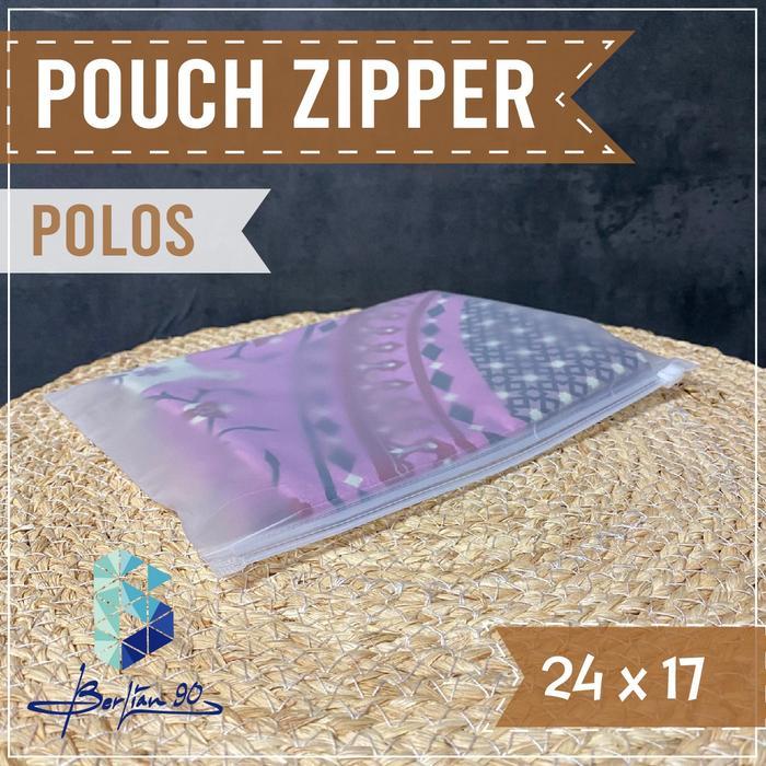 NW zipper pouch transparan / plastik ziplock / pouch mika
