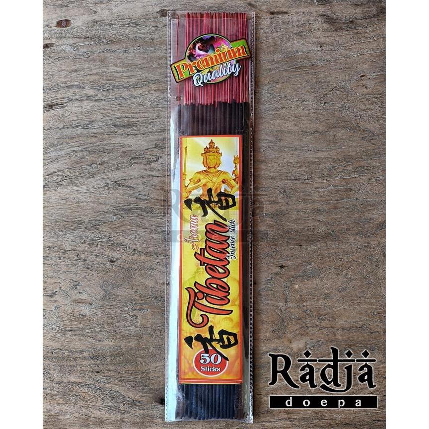 Kualitas terbaik] Dupa Hio Ritual PREMIUM TIBETAN 50 Batang Hitam Wangi Harum Tibetan