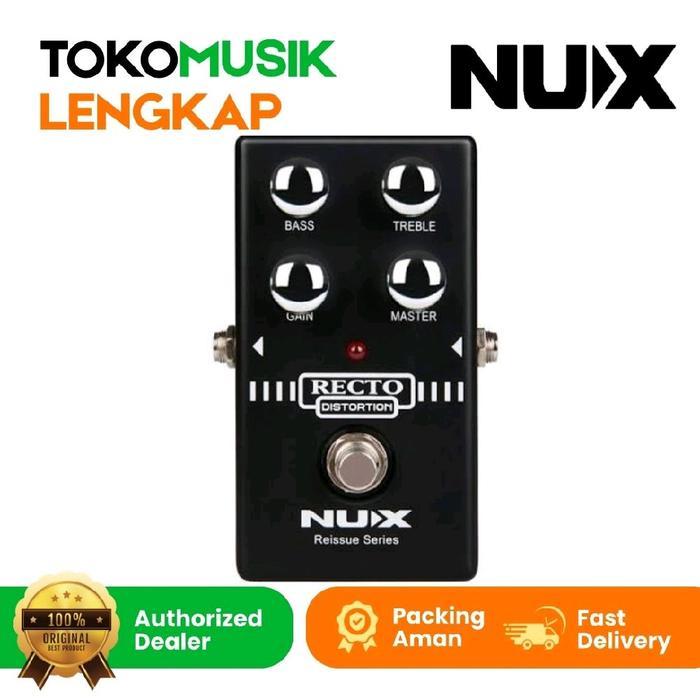NEW SERIES EFFECT GITAR RECTO DISTORTI NUX EFEK STOMPBOX NUX RECTO DISTORTION ORIGINAL