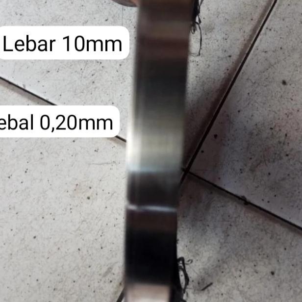 Kawat Nikelin Pipih 10Mm X 0,20Mm