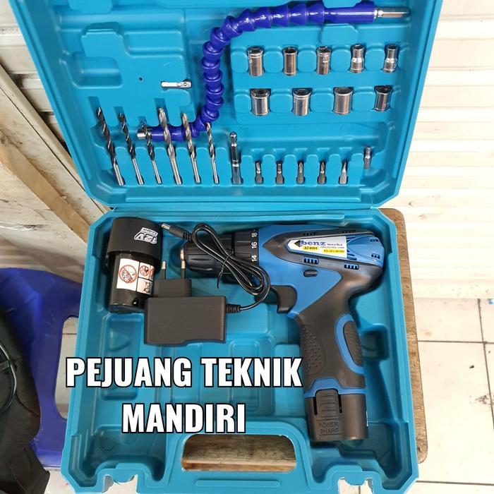 Benz Bor Baterai / Bor Cas / Cordless Drill 10Mm 12V Bz-8004