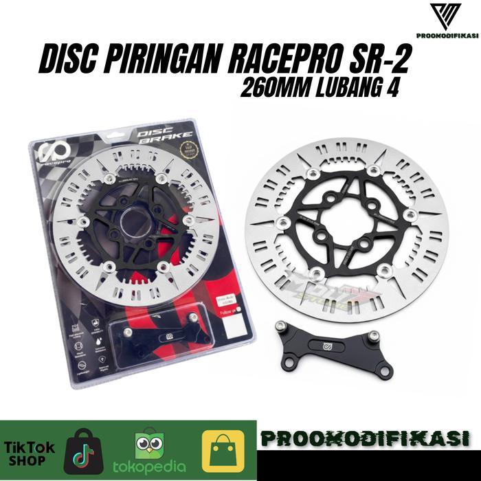 Disk Piringan Cakram Depan Racepro 260Mm Disc Disk Brake Racepro Sr-2 260Mm Beat Vario Beat Scoopy