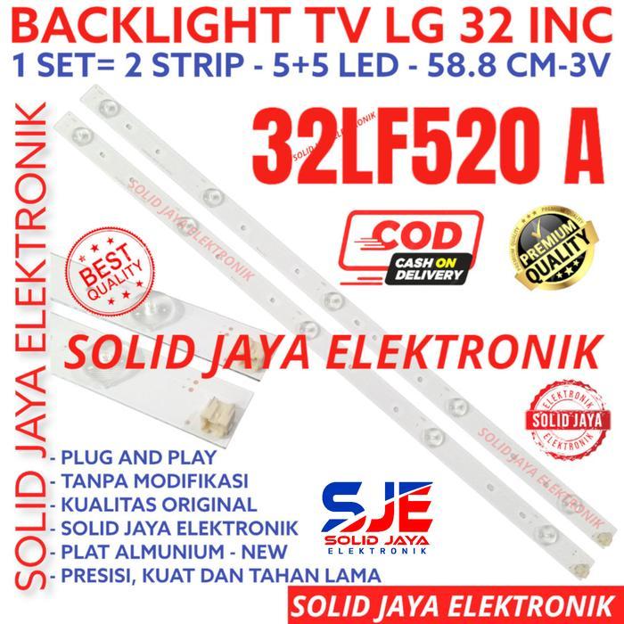 COD BACKLIGHT TV LED FOR LG 32 INC 32LF520 32LF520A 32LF LAMPU BL 5K 3V 5 KANCING 5LED 3VOLT 3V
