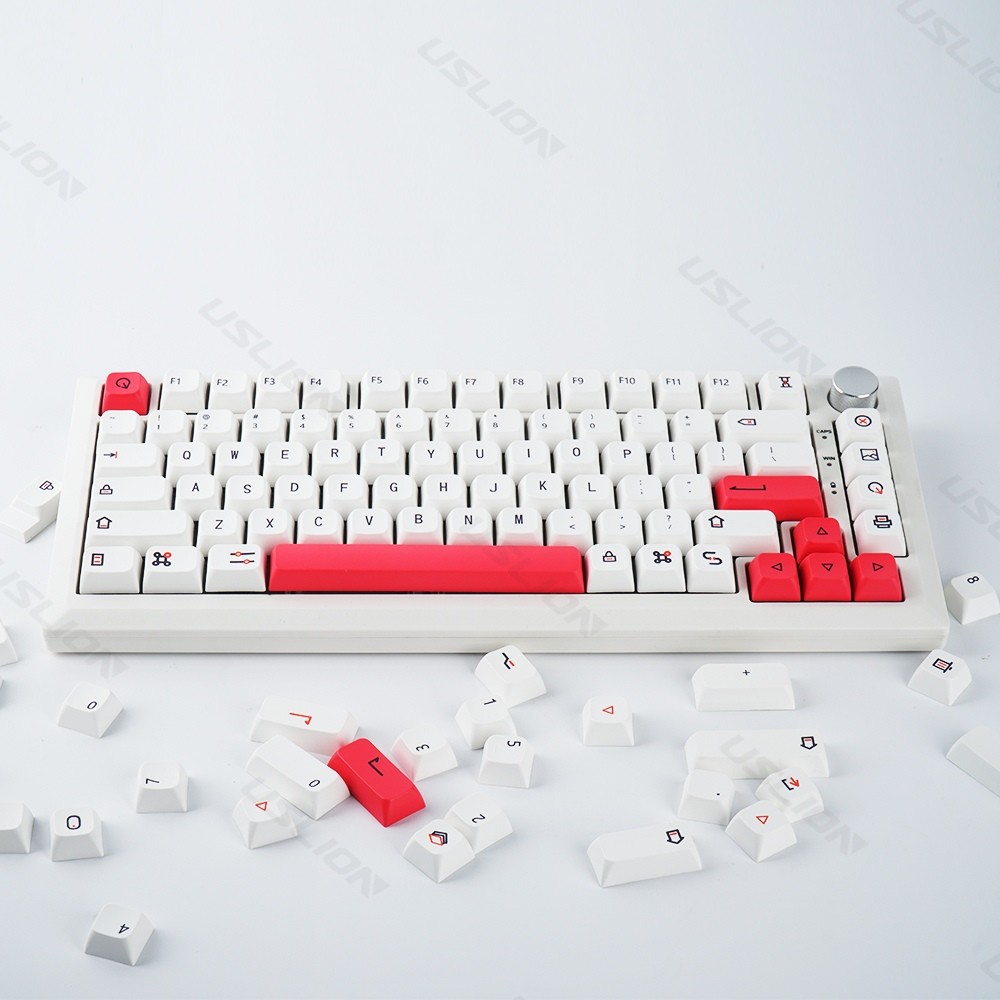 126 Key XDA Profile SublimationPBT Fendai Keycaps English/Russian/Japanese 61/68/71/81/87/98/104/108