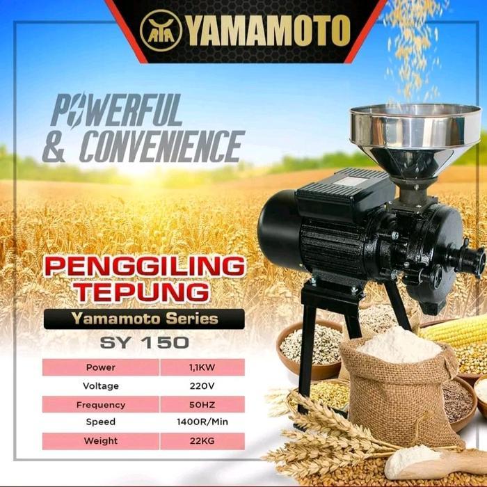 SY150 MESIN GILING KOPI BERAS TEPUNG COFFEE GRINDER YAMAMOTO SY 150