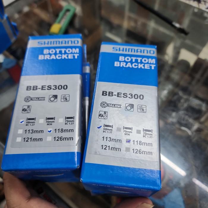 Bottom Bracket BB Octalink Shimano 118 BB-ES300 Hollowtech HT 1 Octalink ES 300 68mm 118 Original