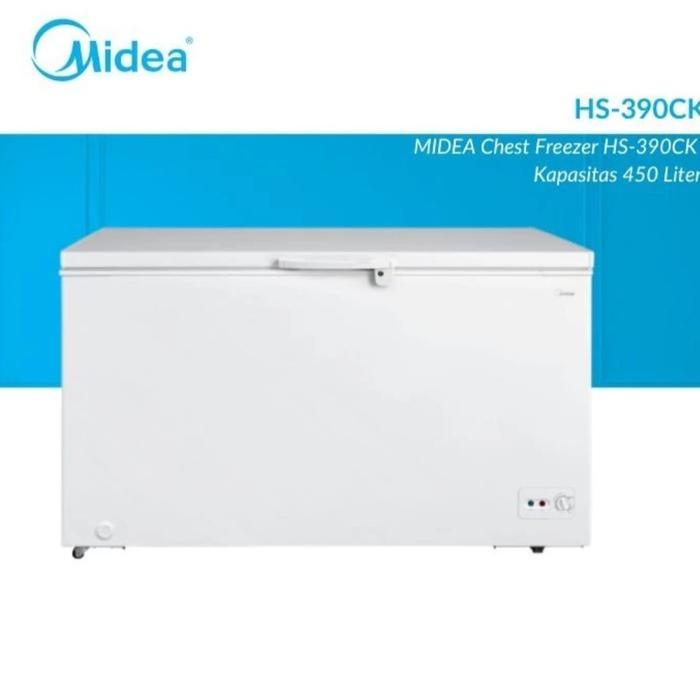 BOX FREEZER MIDEA 300LITER - HS390CK CHEST FREEZER MIDEA 300L BOX FREEZER MIDEA 300 LITER