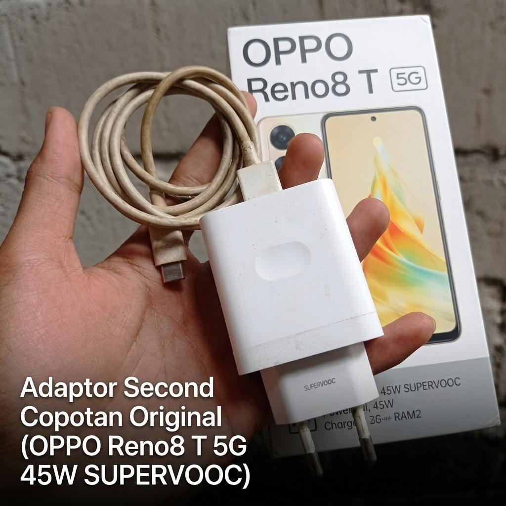 Batok Charger Oppo VCB4CAED Original Ori Bekas SuperVOOC 45W Fast Charging 5V11V 4.1A Cocok Untuk Op