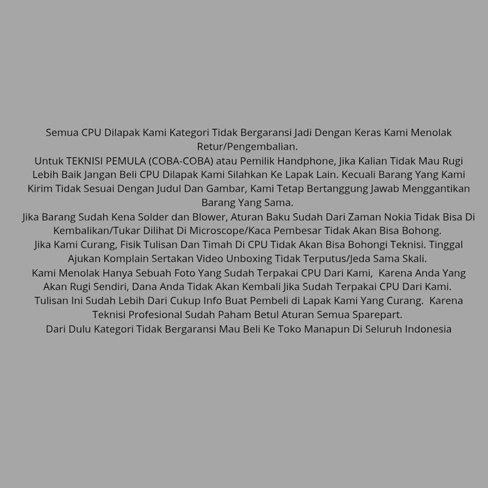 IC CPU MT6769V CZ REDMI NOTE 9 ORG TESTED MT 6769V