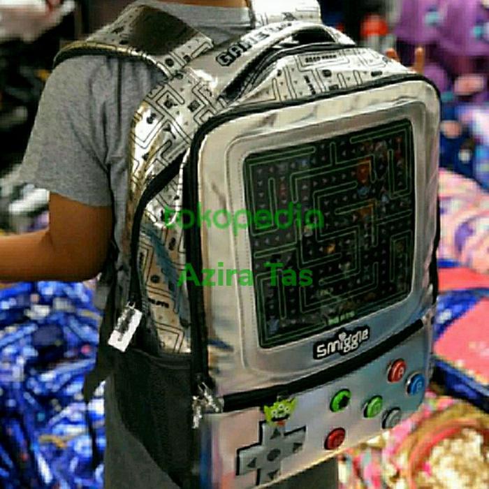Smiggle Backpack Original Beyond Game Over - Tas Sekolah Anak Cowok