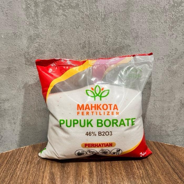 READY Pupuk Borate Mahkota Fertilizer 1 Kg Boron 46% B2O3 Pupuk Sawit, Buah & Sayuran