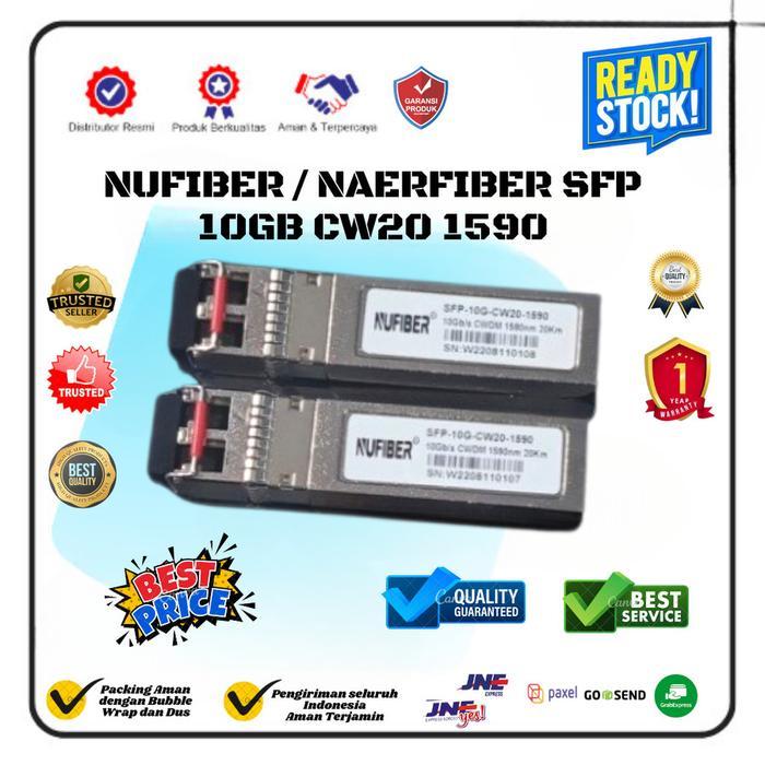 Terlaris NUFIBER SFP 10GB CW20 1590 20km