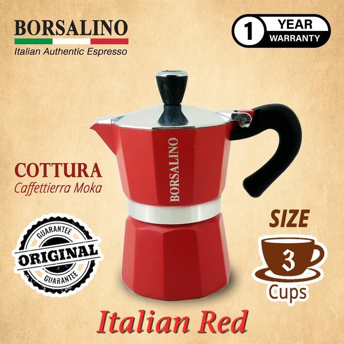 Borsalino Moka Pot 3 Cup