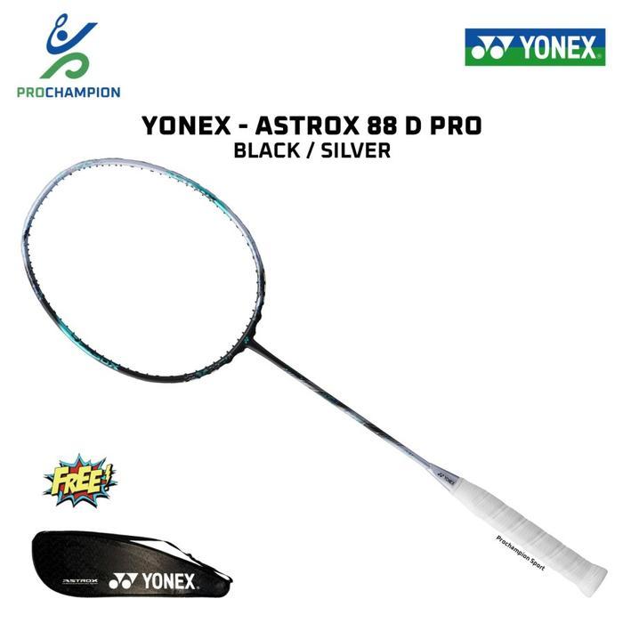 Raket Badminton YONEX Astrox 88D 88 D PRO Gen 3 Black Silver - 3U5