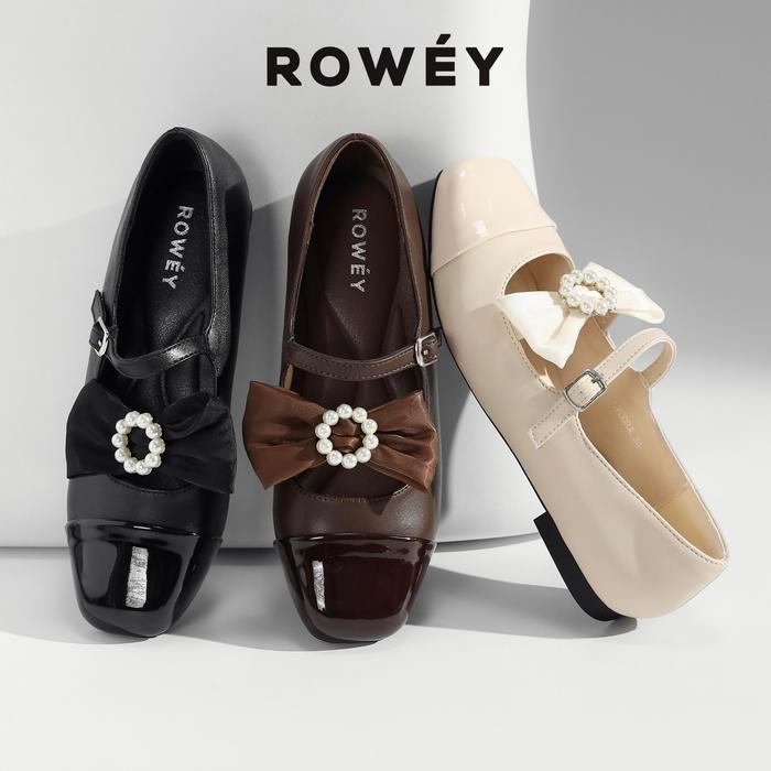 Bata - Sepatu Wanita Korea Flat Shoes Sepatu Flat Cewek Mary Jane Lyodra