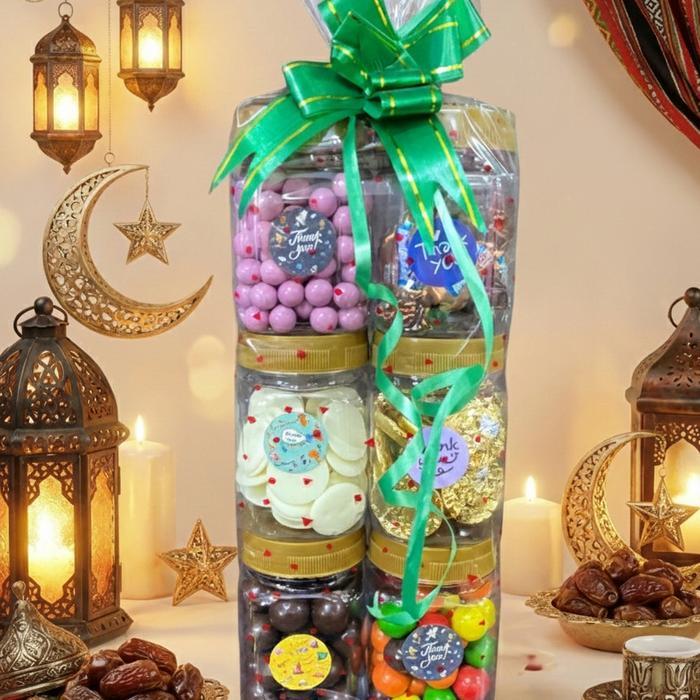 Premium Paket Susun Toples Coklat Lagie, Permen Sugus, Vanhouten Lagie Mini Pink, Warna, Planet,