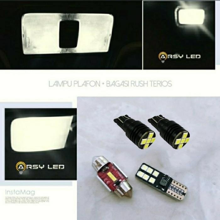 Lampu Mobil Murah Lampu Plafon Kabin Mobil Rush Terios Led Paket Isi 4 Extrime Bright Lampu Mobil