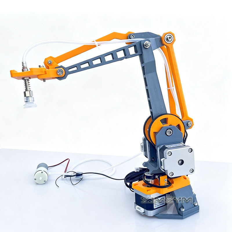 4 Axis Stepper Robot Arm Kit 3D Printed Robotic Arm High Precision Programmable DIY Robot Arm