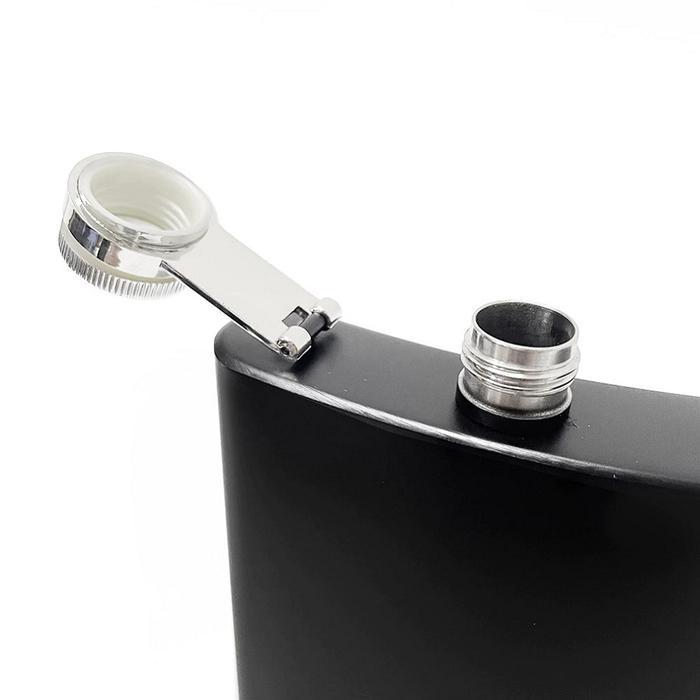 Botol Hip Flask Stainless Steel 8 Oz Botol Portable & Praktis