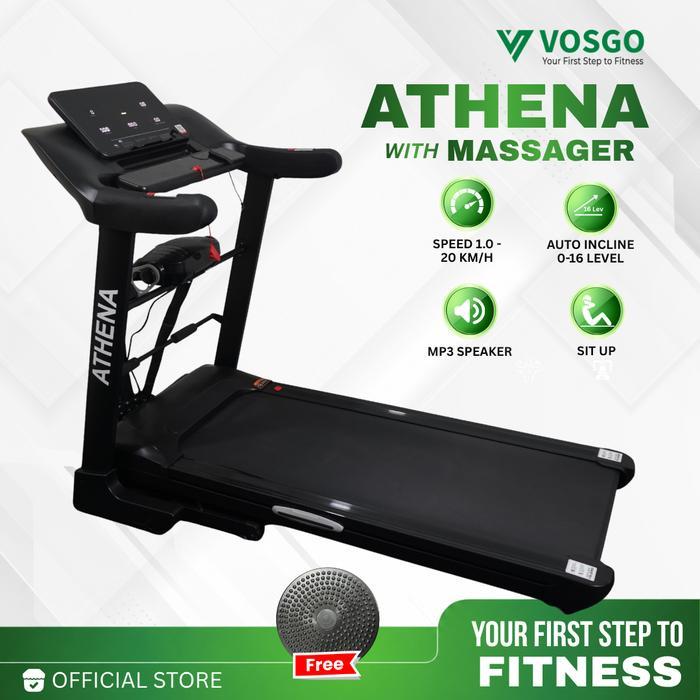 Alat Fitness Treadmill Elektrik Vosgo Athena