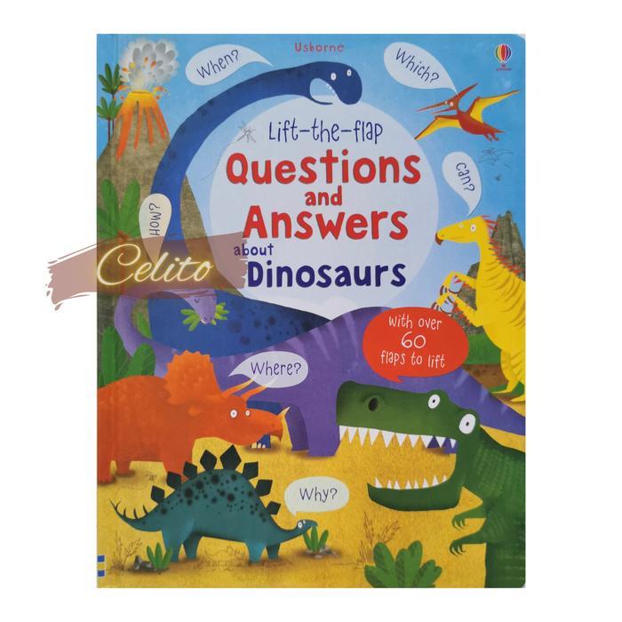 Buku Usborne Dinosaurs Book Questions And Answers About Dinosaurs