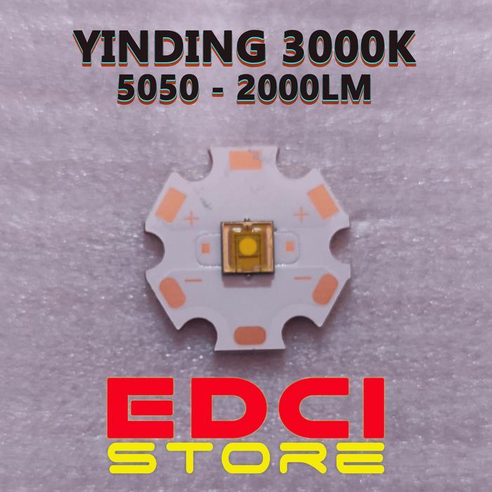new LED Yinding 5050 3000K, 3V 30W, Thrower Sorot Kuning