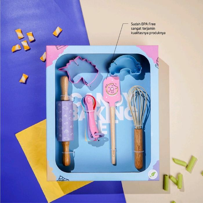 Set Alat Baking Lengkap Tools Peralatan Pembuatan Kue Dapur Cypruz Candy Baking Set
