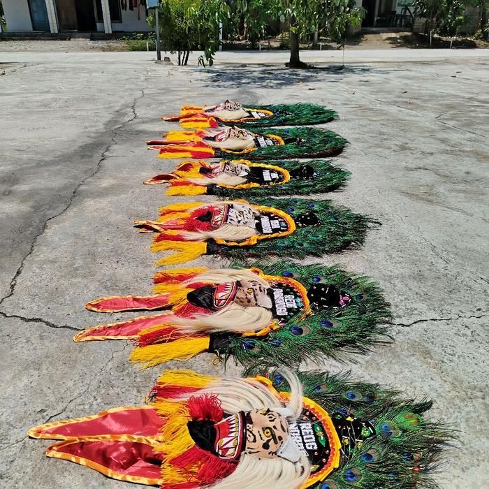 reog mini premium berbagai ukuran miniatur hiasan dinding reyog bisa di mainkan