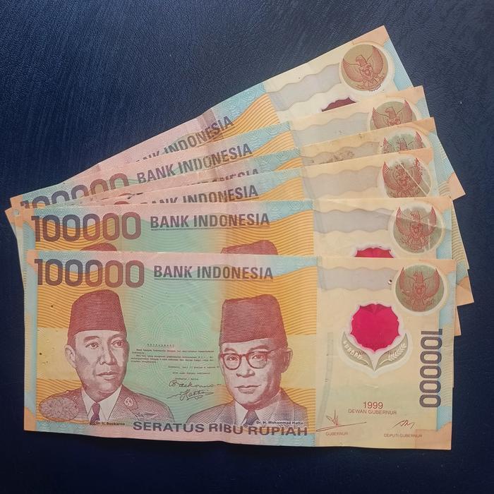 Promo Uang Kuno 100000 Rupiah Soekarno Polimer Murah Original