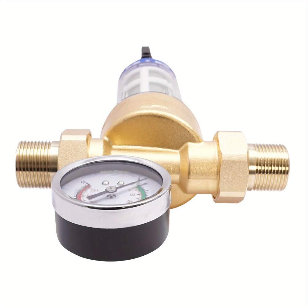 ternoble Pure ter Whole House Pre-Filtration System Reusable Rotary Sediment Filter Brass Prefilter