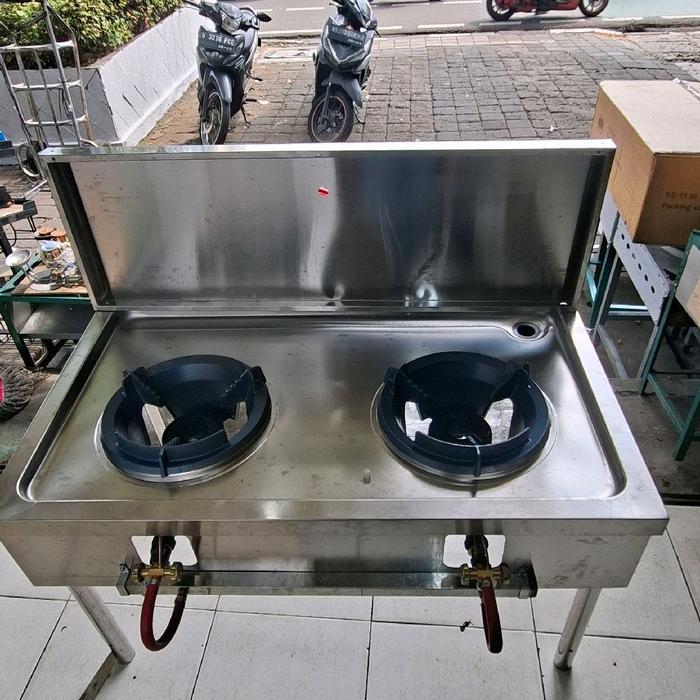 kompor gas kwali range 2 tungku tekanan tinggi mutu