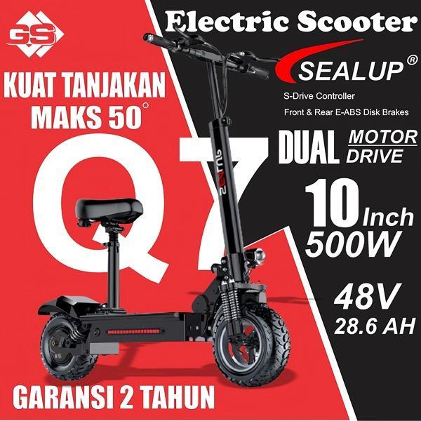 SCOOTER SEALUP Q7 / SKUTER / SKUTER LISTRIK / SKUTER ELEKTRIK