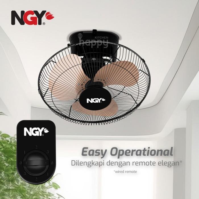 Nagoya Orbit Fan 16 Inch Baling Besi Kipas Angin Plafon Ceiling Fan NG 16 OB