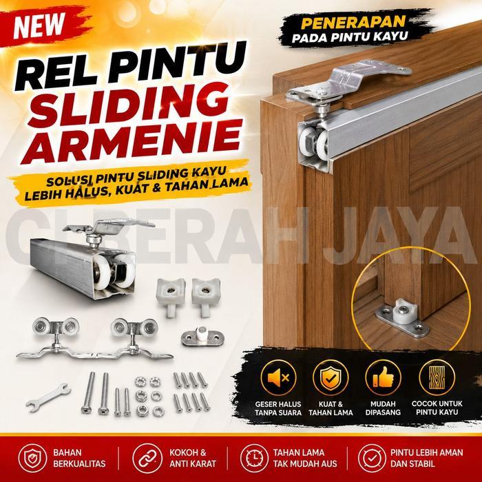 Rel Pintu Geser Sliding J3 / Rel Pintu Gantung J3 / Sliding Door J3