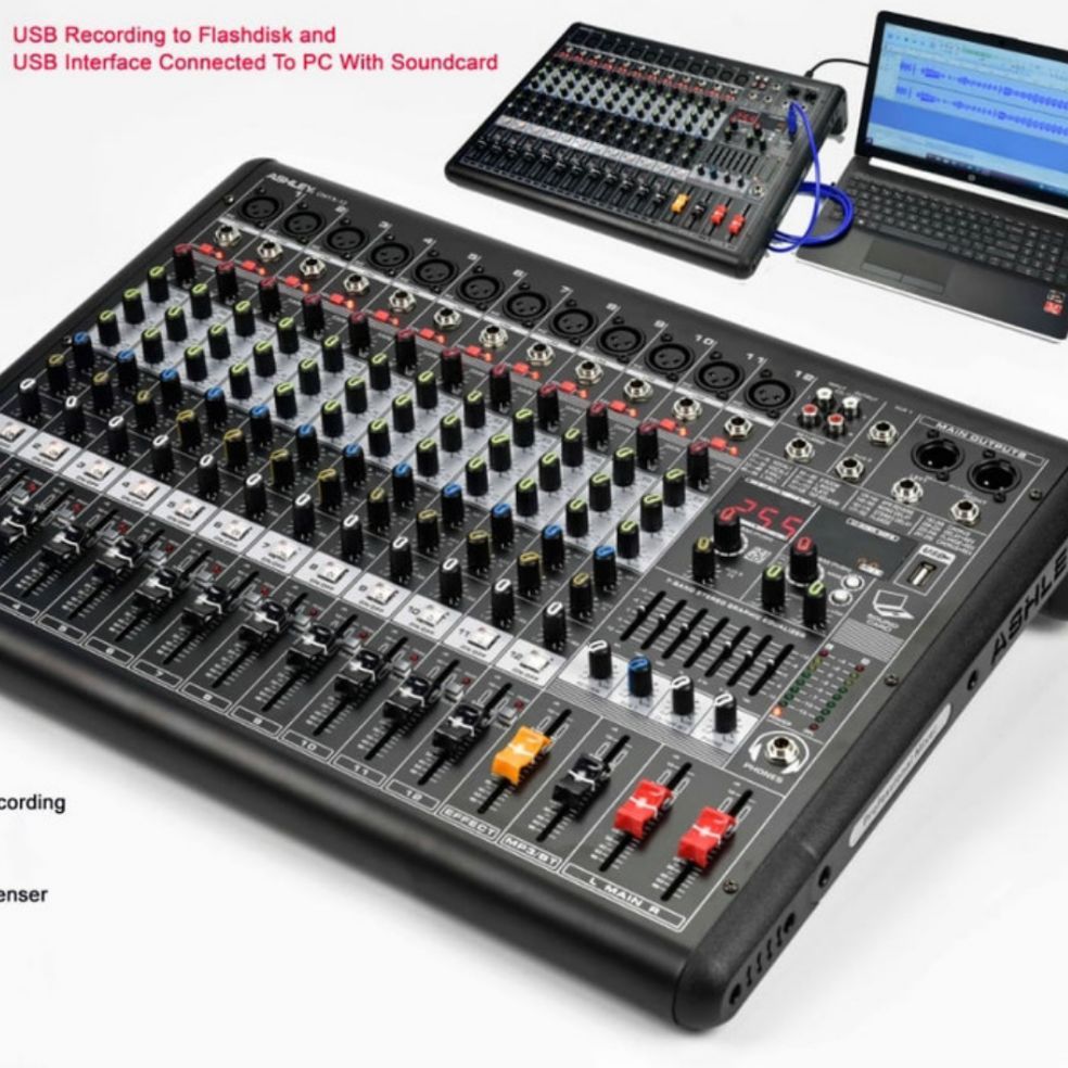 mixer Ashley 12 channel onyx 12 original