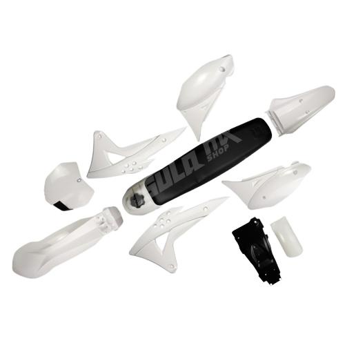 BODY SET GORDON KLX 150 - FULL PUTIH