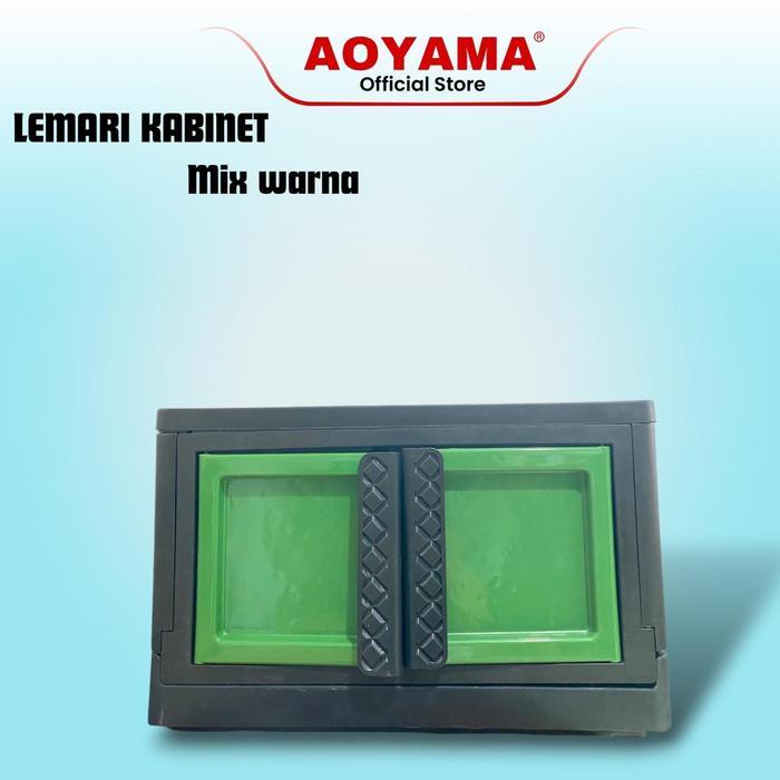SALE COD LEMARI CABINET 1 SUSUN AOYAMA MIX WARNA / LEMARI SERBAGUNA AOYAMA / BOX CABINET / MUDAH