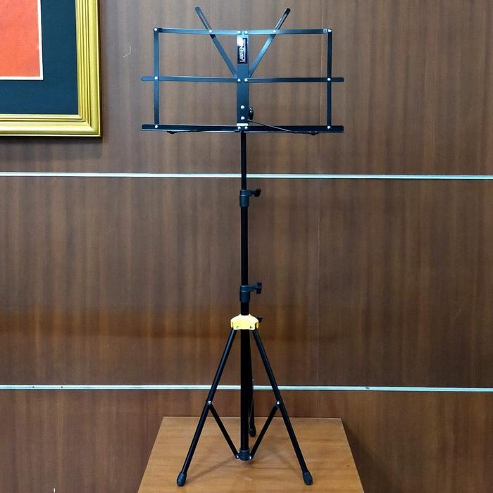 Alenastore - Lawrence Music Stand + Bag Lms-02 Black 448000179 Terbaru 