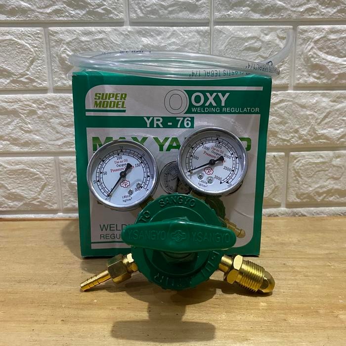 REGULATOR OKSIGEN LAS IKAN YAMATO + SELANG